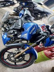 TVS Apache RTR 150 Matt Blue